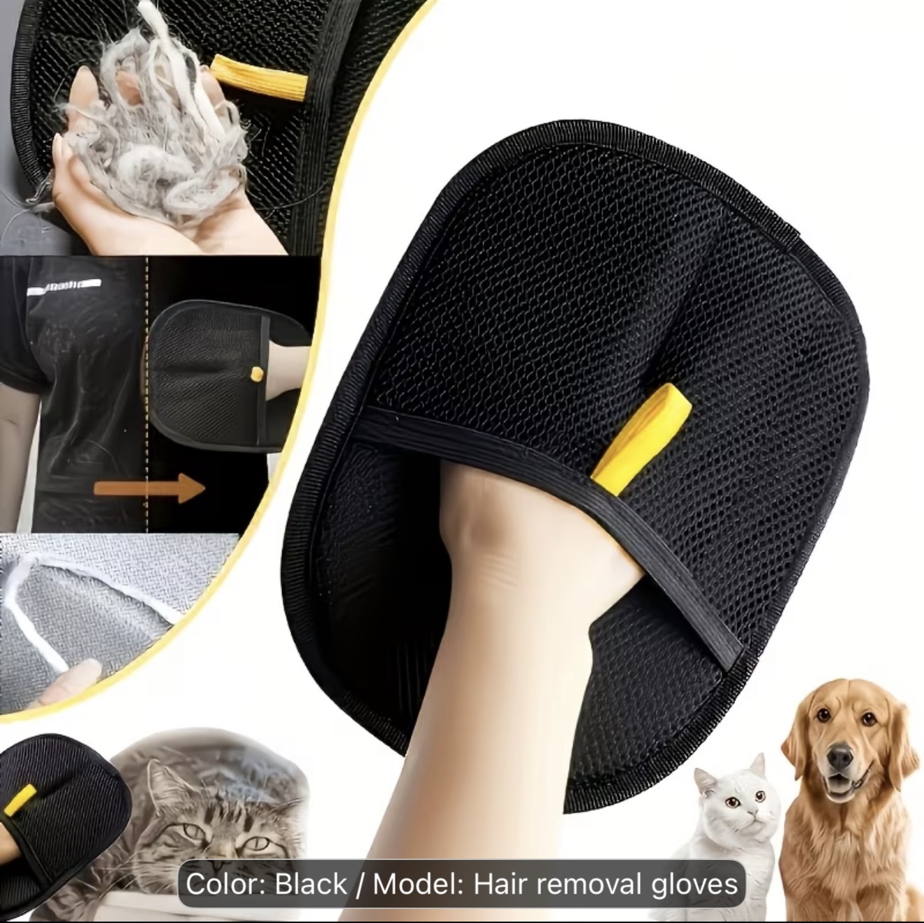 Reusable pet hair remover